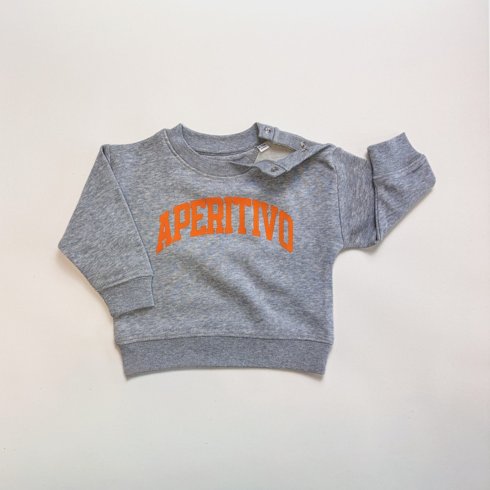 Larrys - Aperitivo Kids Sweater - grey - Larrys Fashion