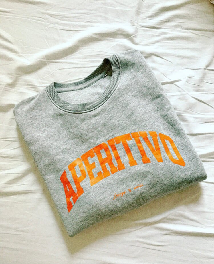 Larrys - aperitivo Sweater - grey - Larrys Fashion