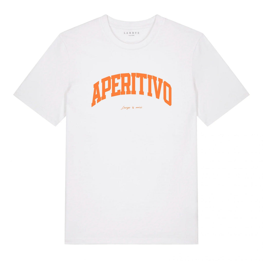 Larrys - aperitivo T-shirt - weiß - Larrys Fashion