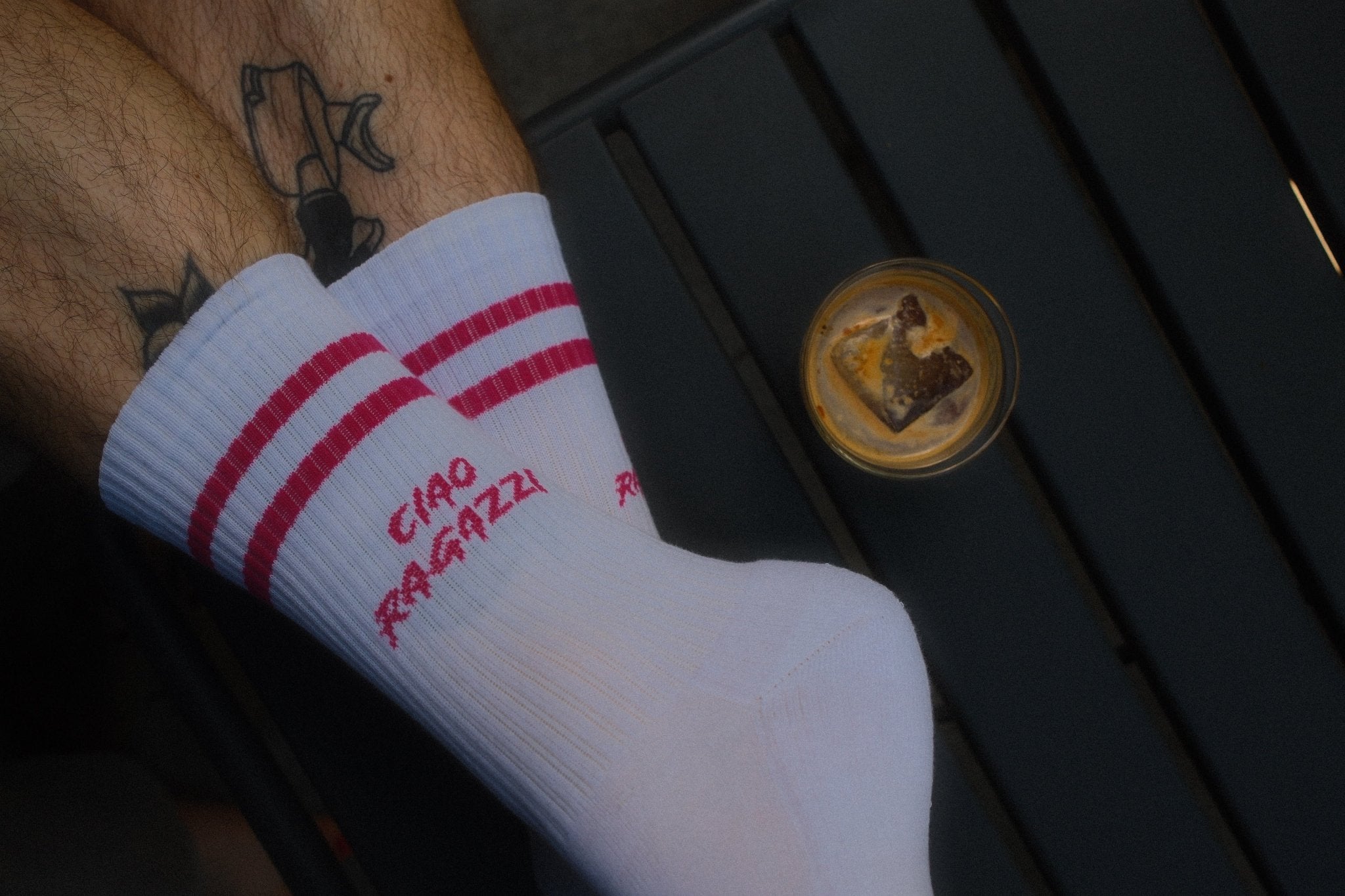 Larrys - ciao ragazzi Socken - weiß - Larrys Fashion