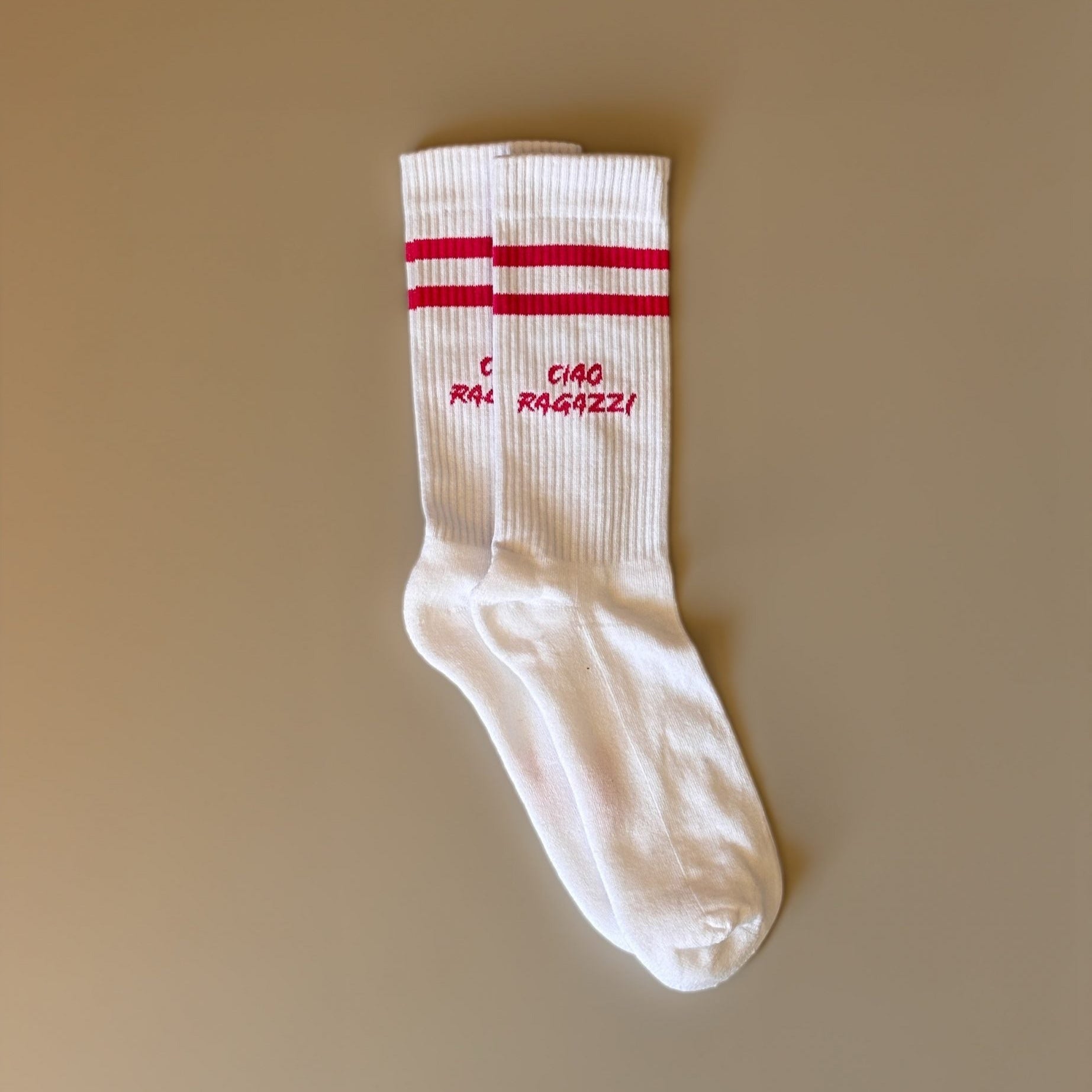 Larrys - ciao ragazzi Socken - weiß - Larrys Fashion