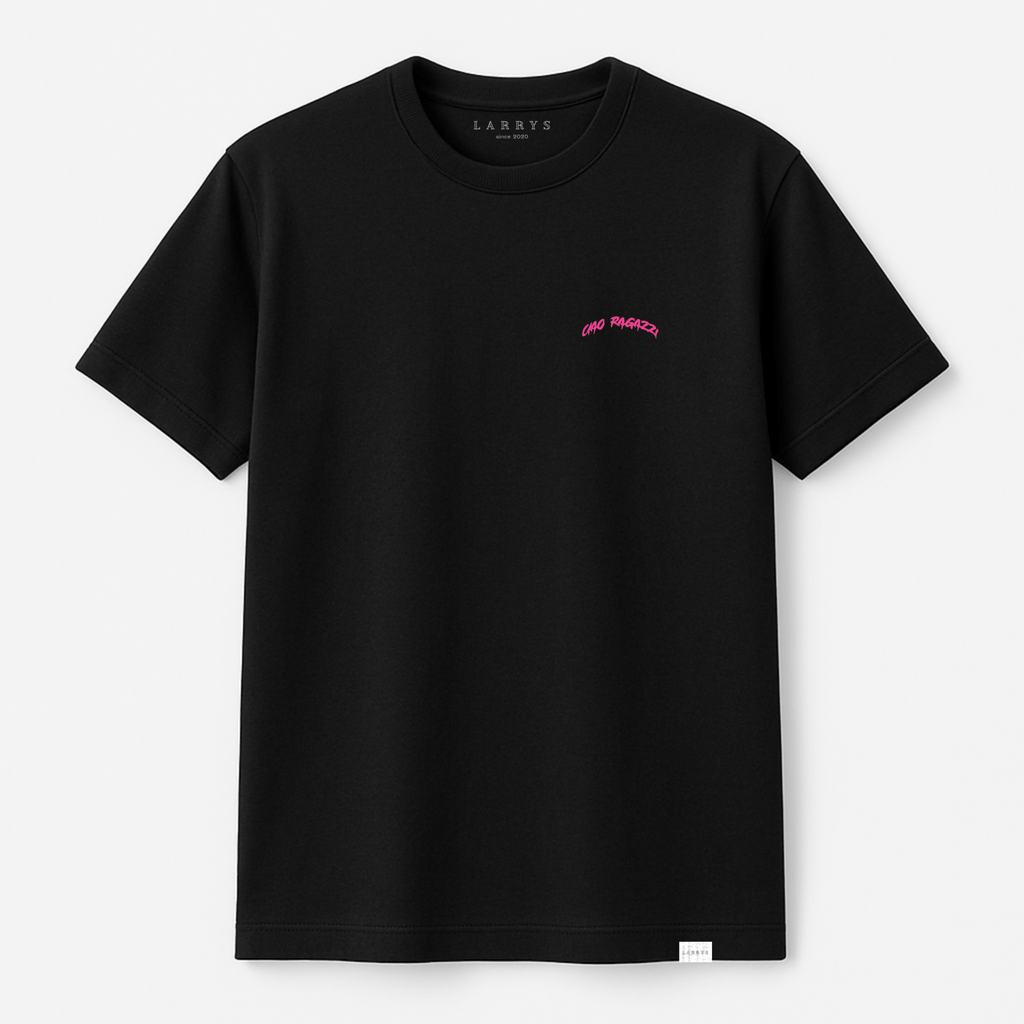 Larrys - ciao ragazzi T-shirt - schwarz - Larrys Fashion