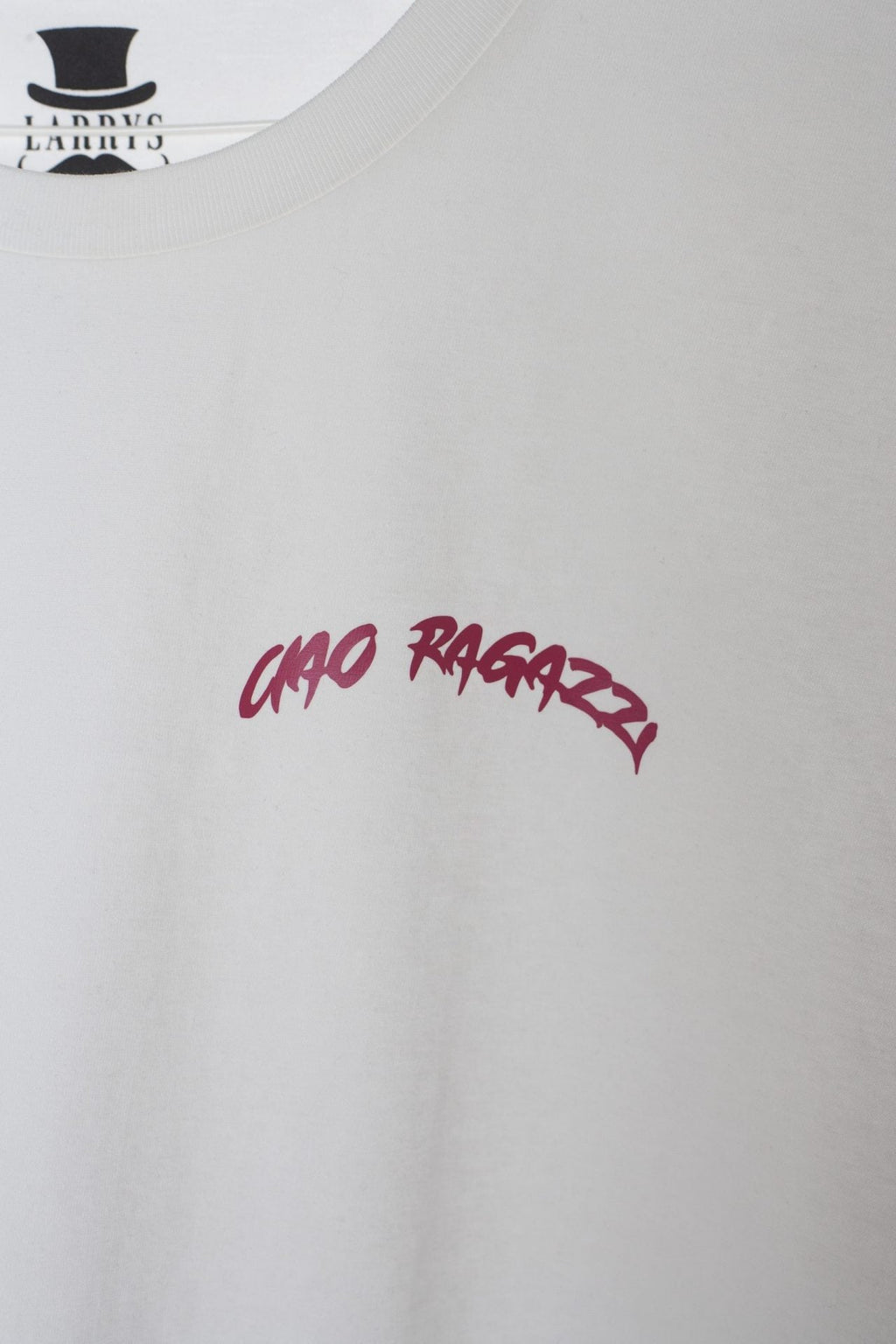 Larrys - ciao ragazzi T-Shirt - weiß - Larrys Fashion