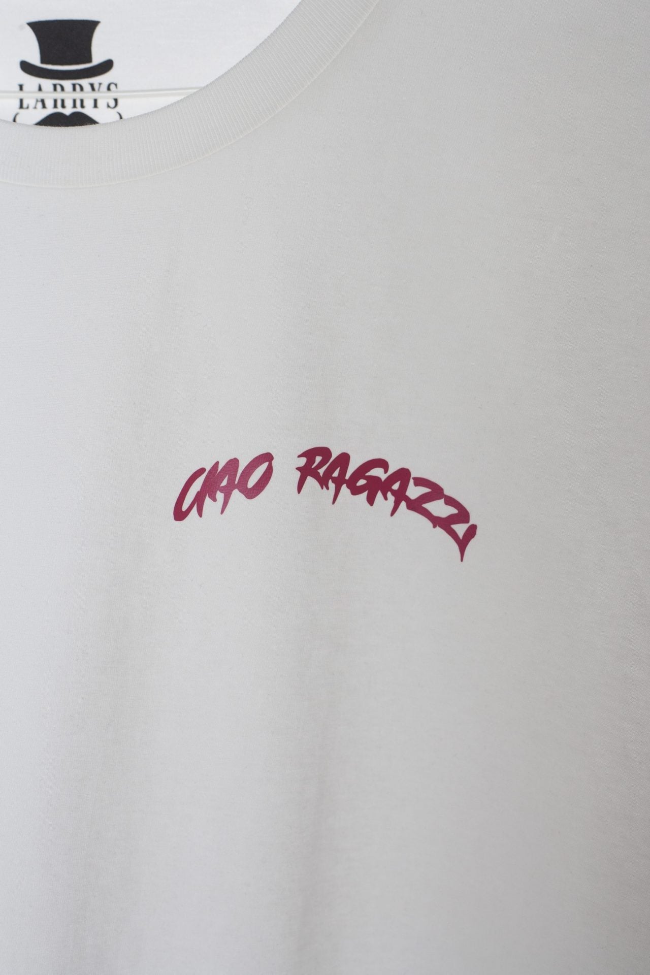 Larrys - ciao ragazzi T-Shirt - weiß - Larrys Fashion