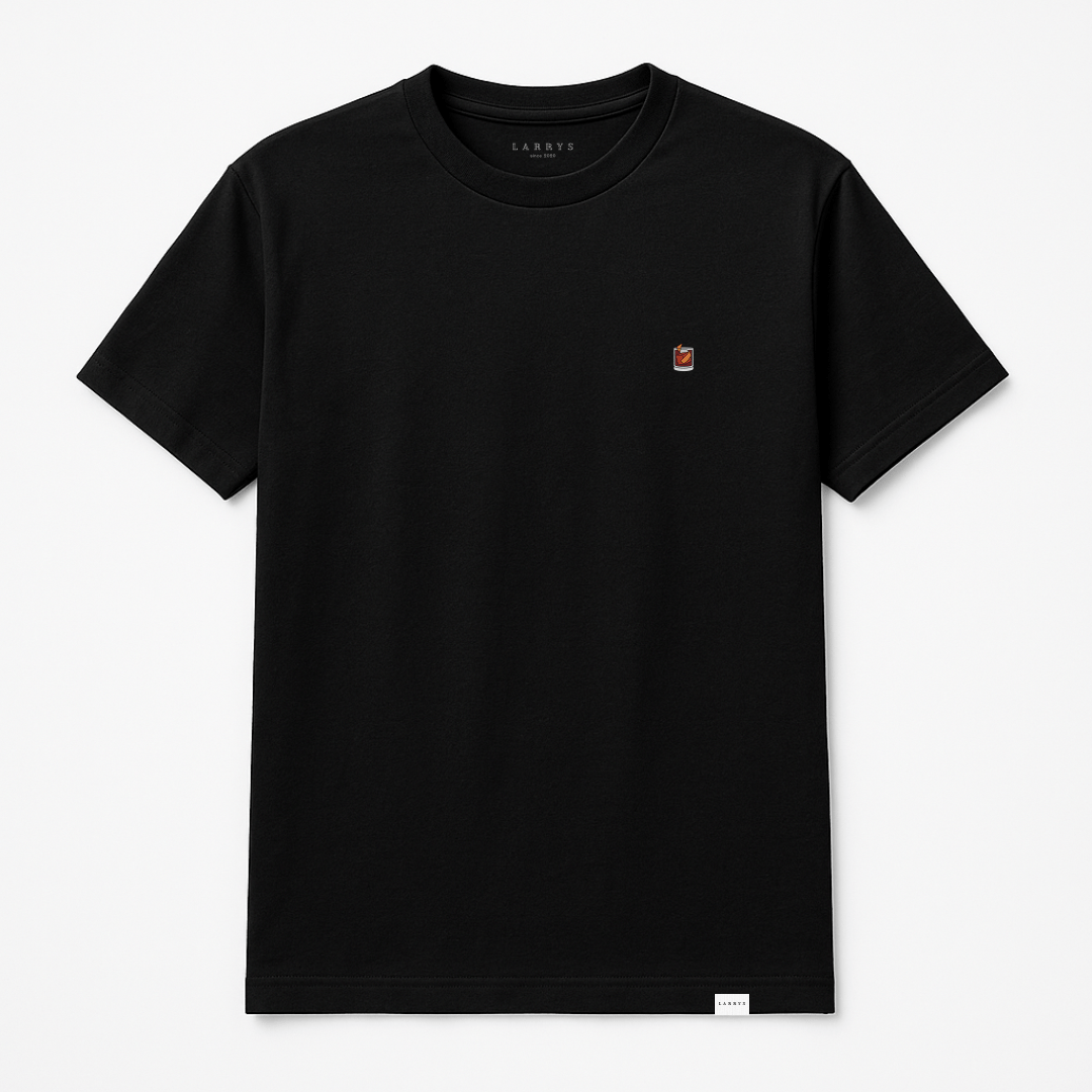 Larrys - negroni T-shirt - schwarz - Larrys Fashion
