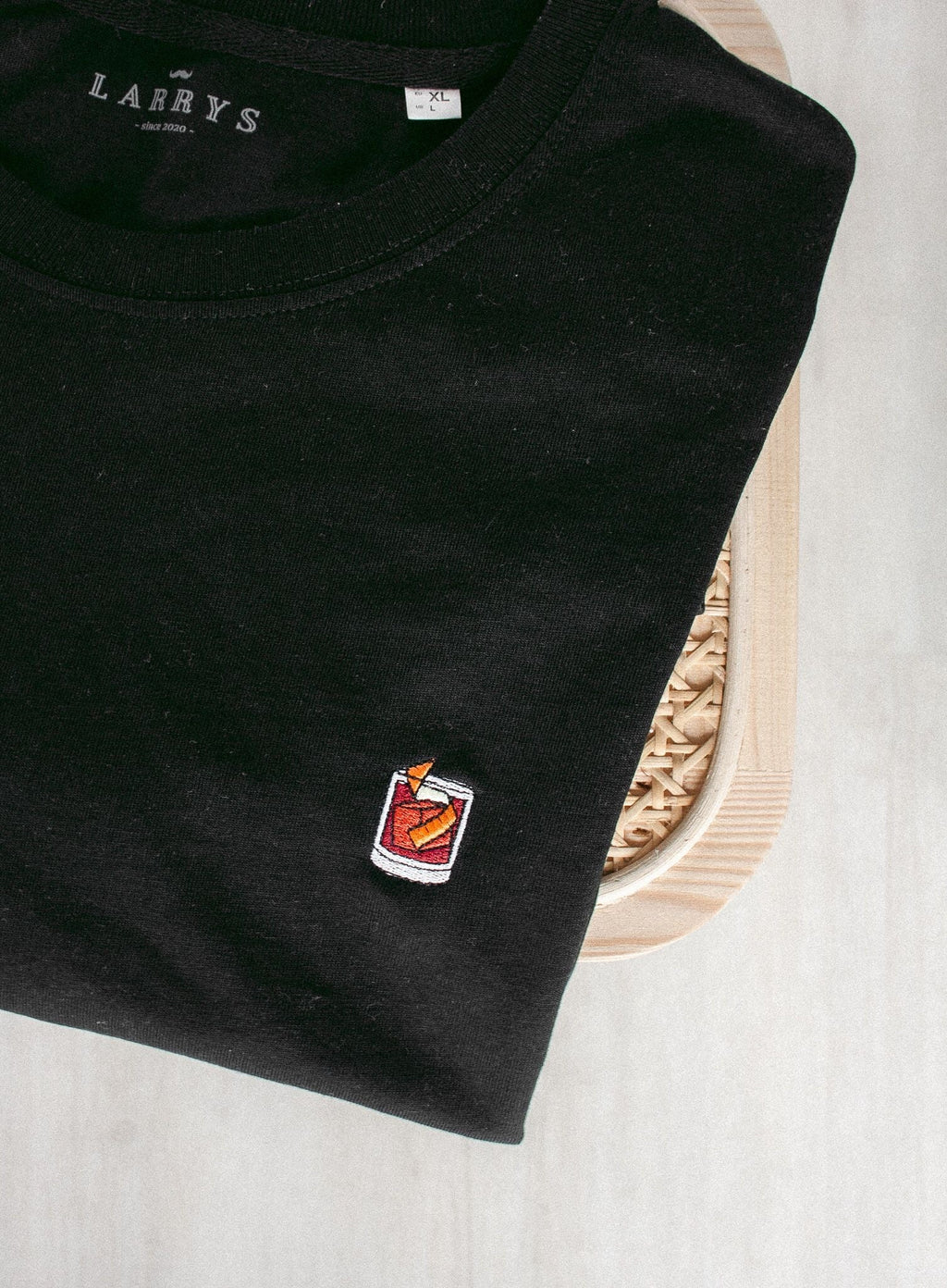 Larrys - negroni T-shirt - schwarz - Larrys Fashion