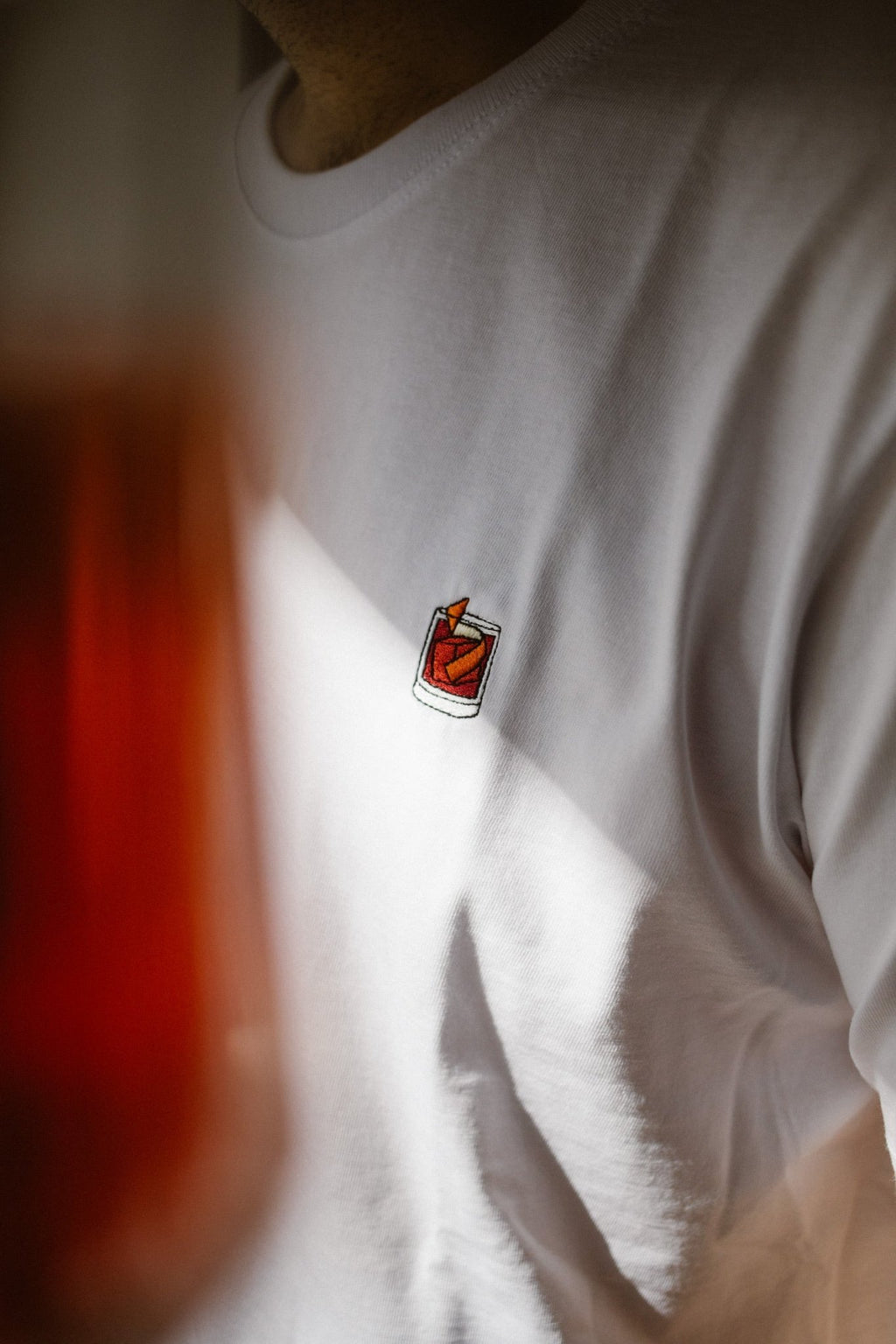 Larrys - negroni T-shirt - weiß - Larrys Fashion