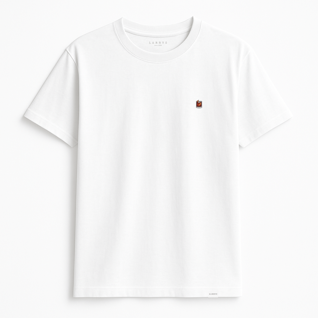 Larrys - negroni T-shirt - weiß - Larrys Fashion