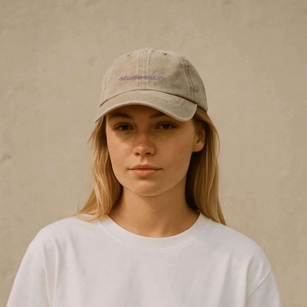Larrys - studio salute Cap - beige - Larrys Fashion