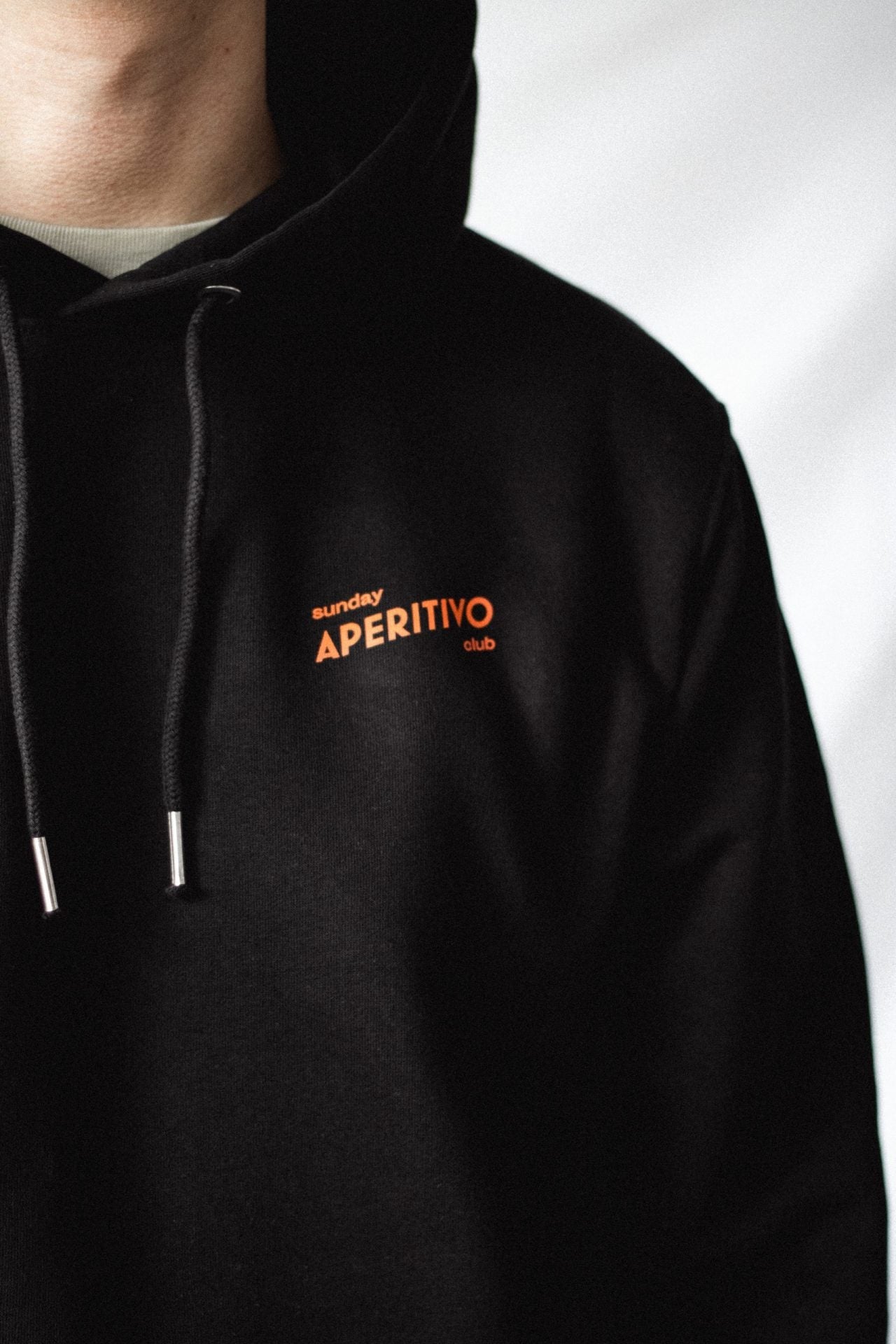 Larrys - sunday aperitivo club Hoody - schwarz - Larrys Fashion