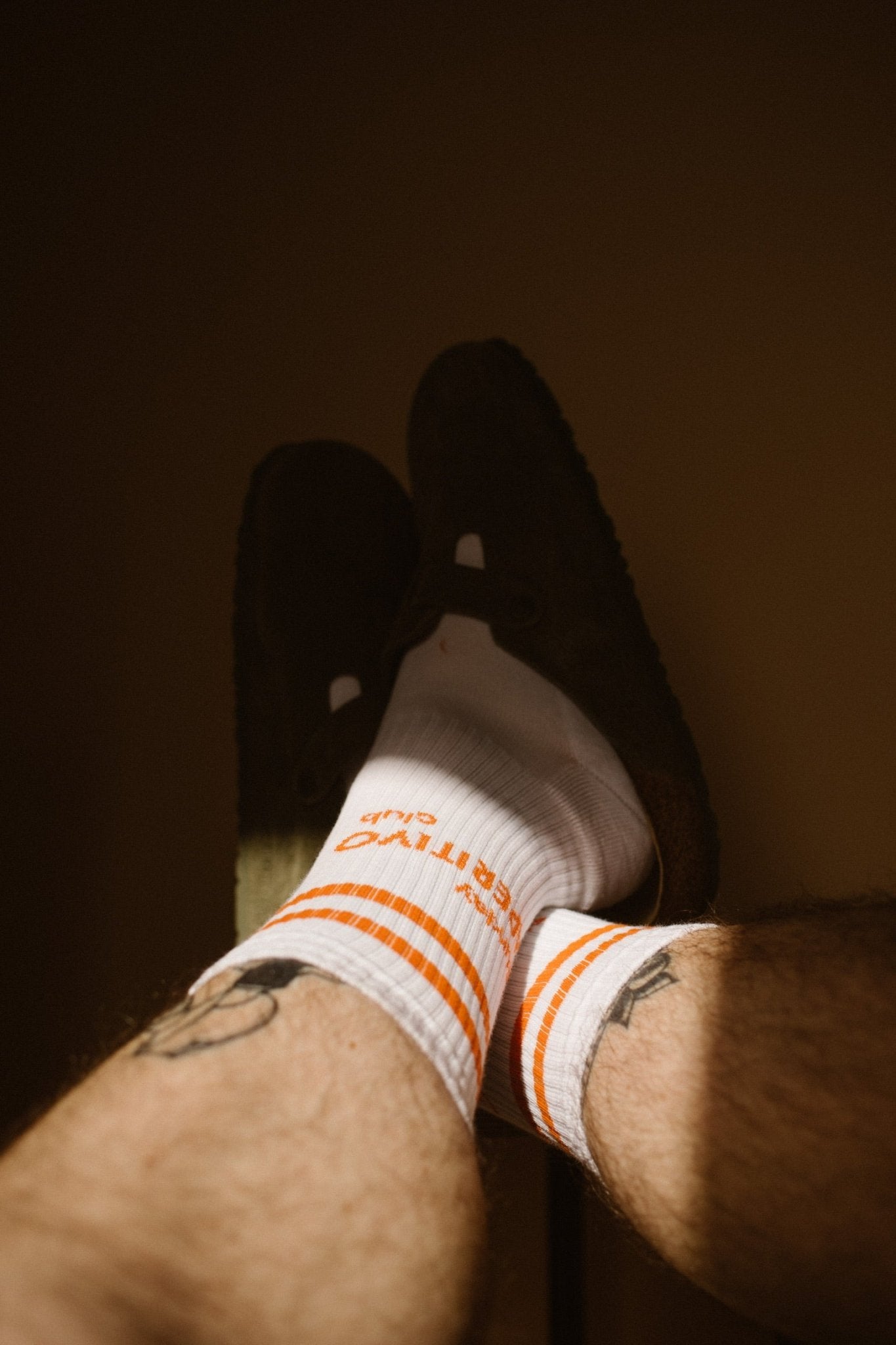 Larrys - sunday aperitivo club Socken - weiß - Larrys Fashion