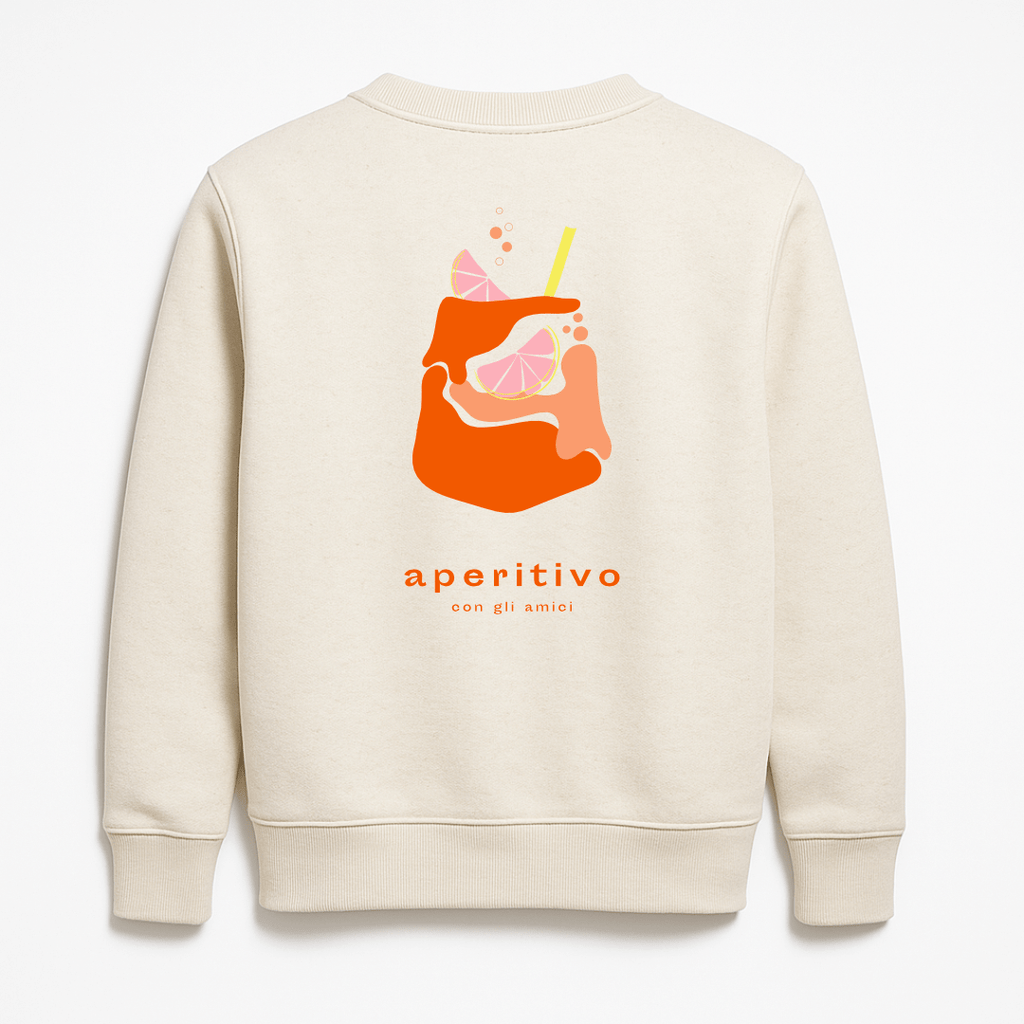 Larrys - sunday aperitivo club Sweater - natural - Larrys Fashion