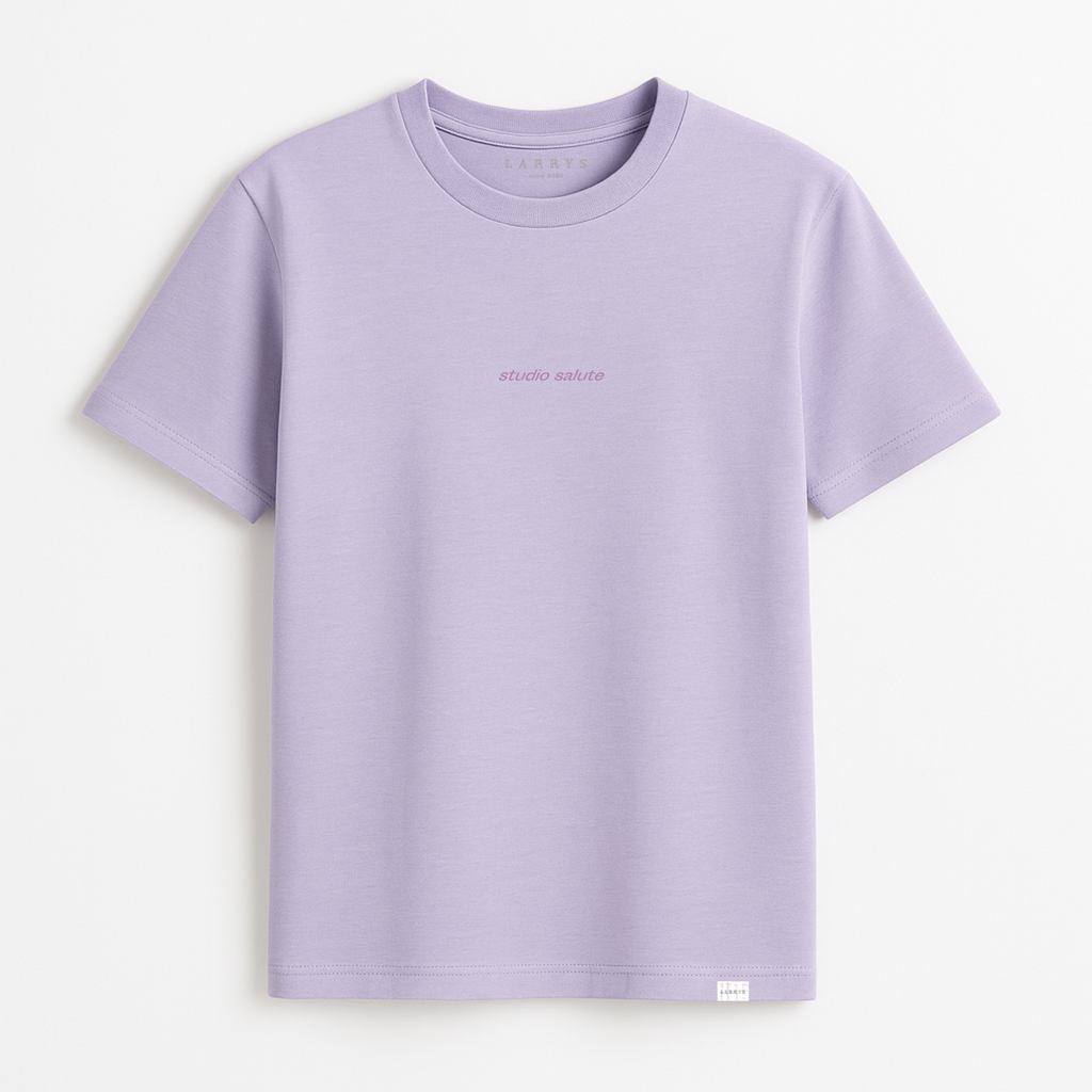 Larrys - studio salute T-shirt - lavendel
