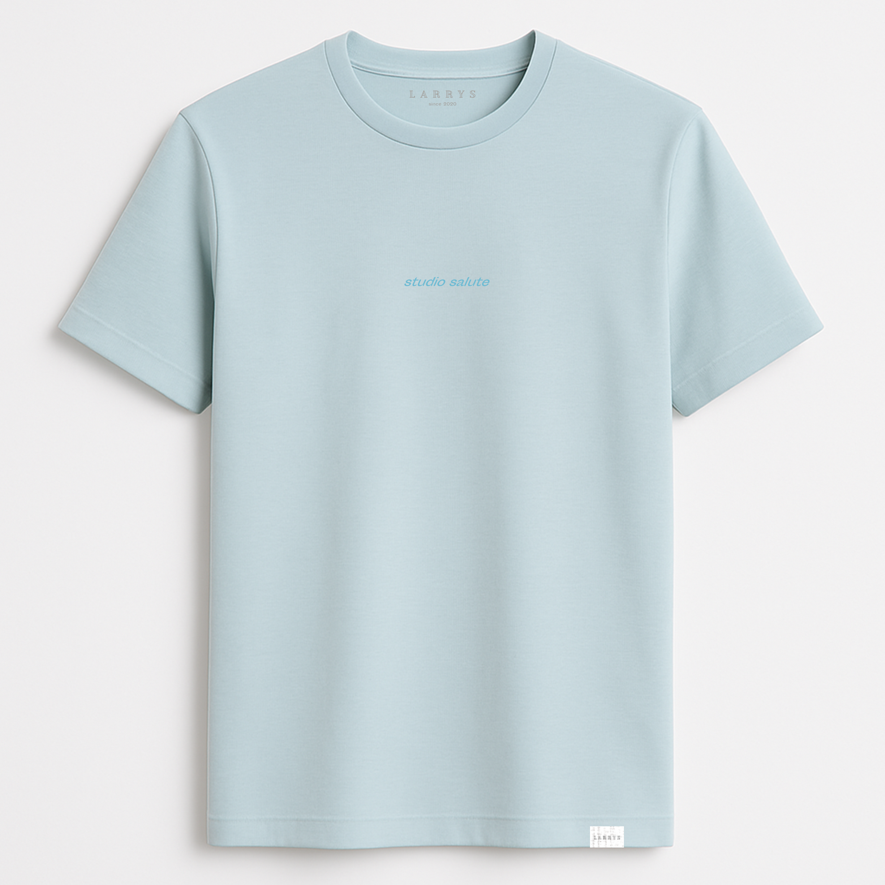 Larrys - studio salute T-shirt - ice Blue